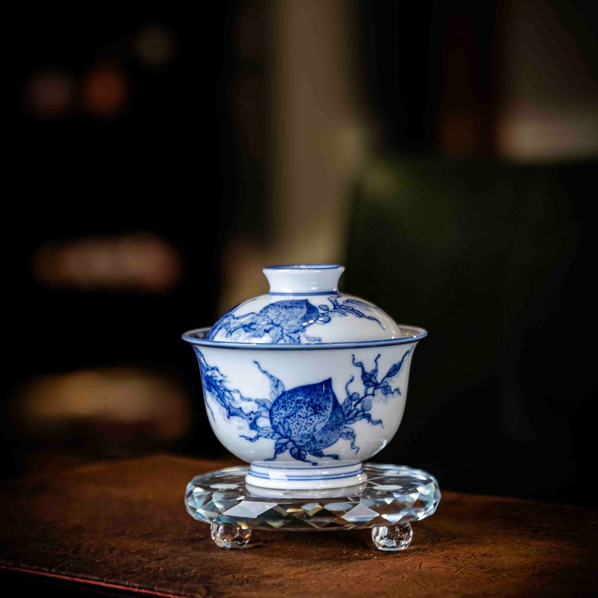 Shou Tao 130cc - Jing De Zhen Porcelain Gaiwan - zycs_China