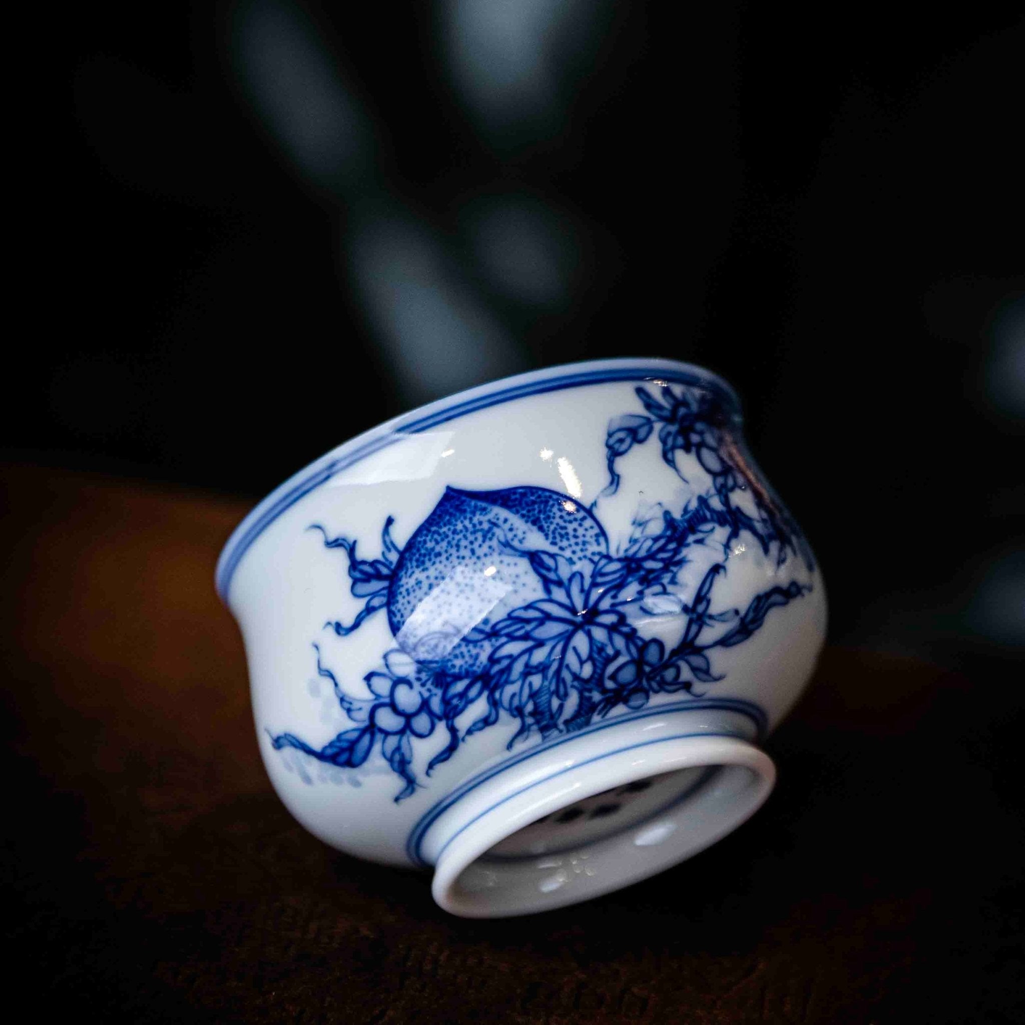Shou Tao 130cc - Jing De Zhen Porcelain Gaiwan - zycs_China
