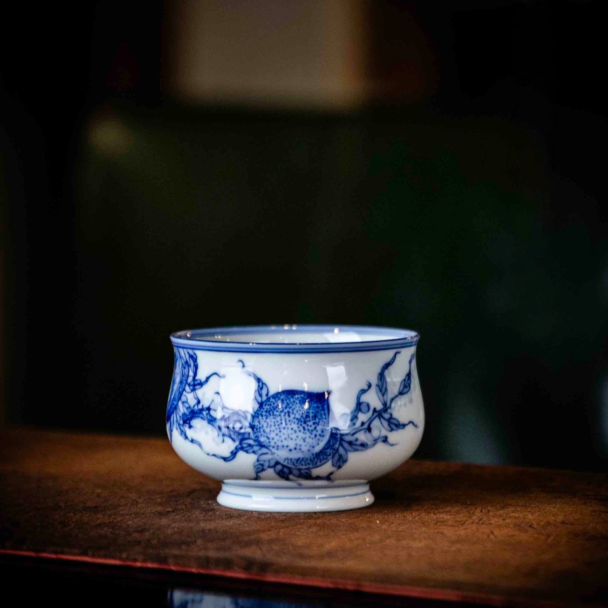 Shou Tao 130cc - Jing De Zhen Porcelain Gaiwan - zycs_China
