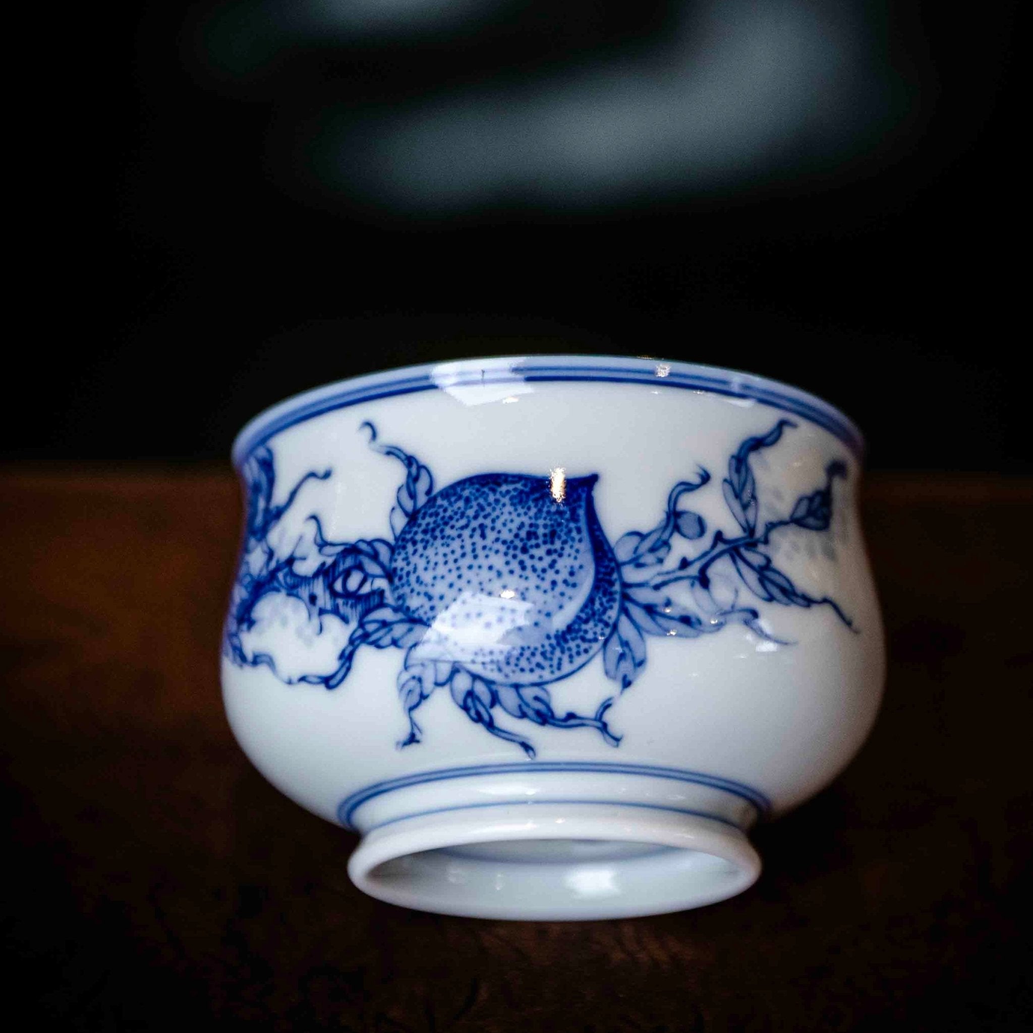 Shou Tao 130cc - Jing De Zhen Porcelain Gaiwan - zycs_China