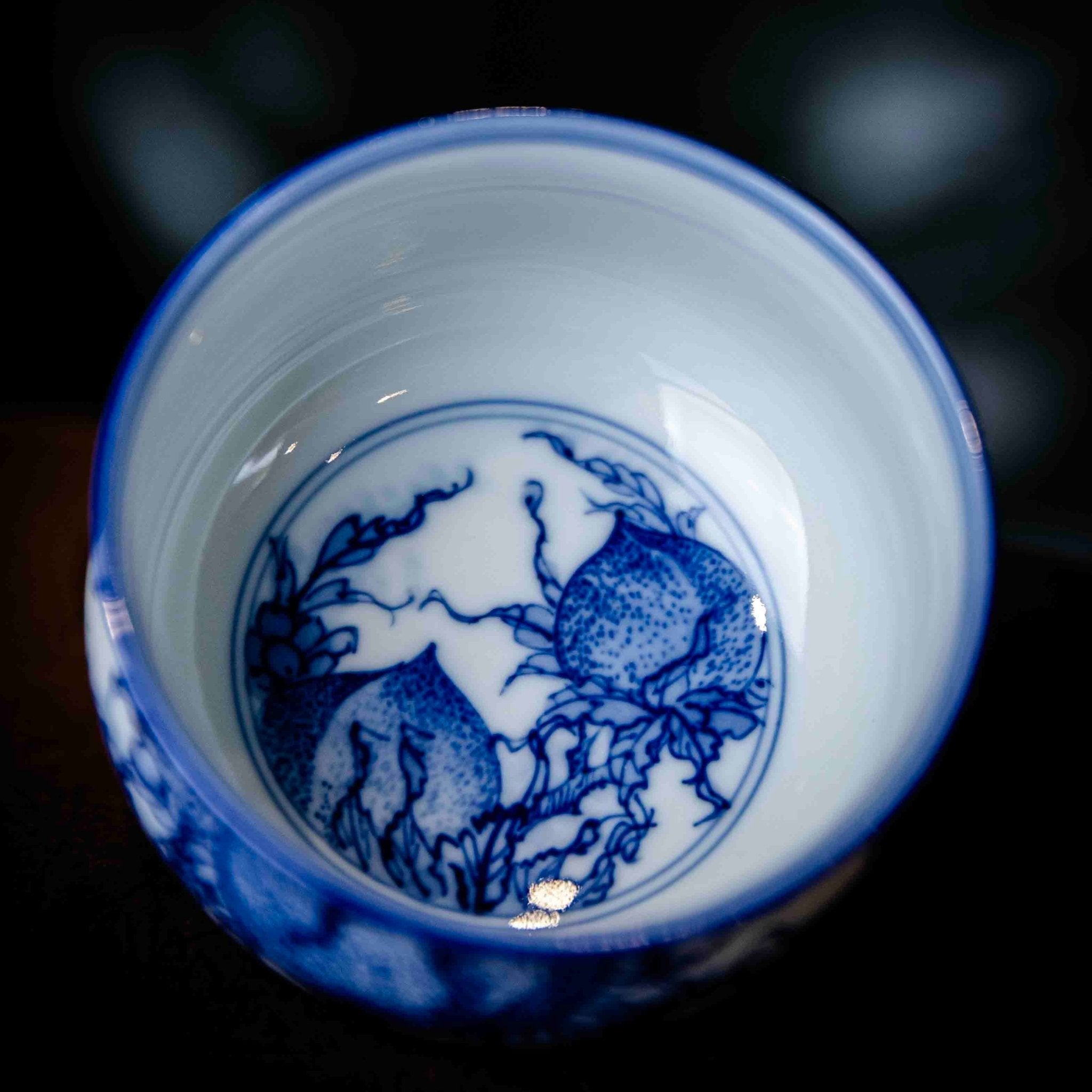 Shou Tao 130cc - Jing De Zhen Porcelain Gaiwan - zycs_China