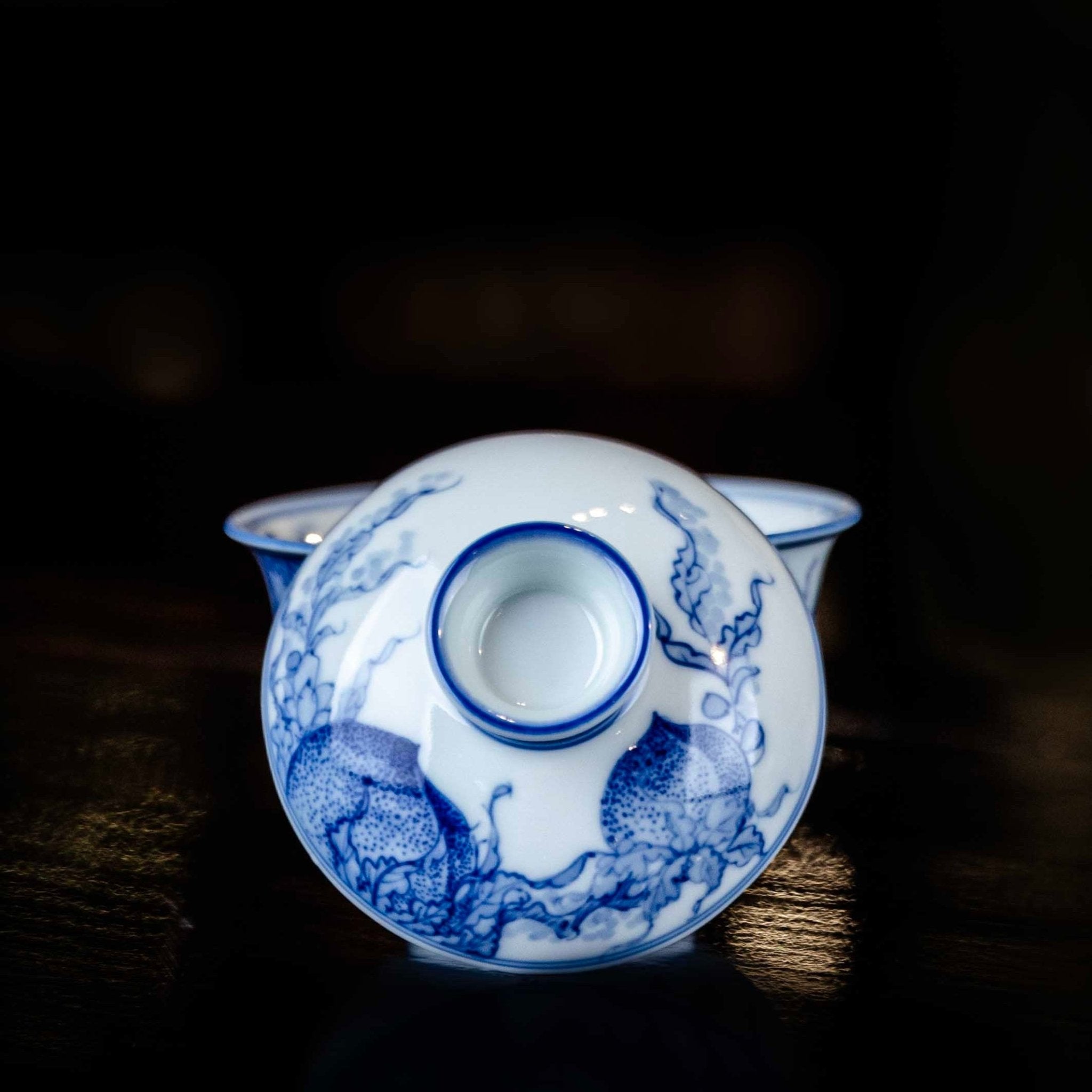 Shou Tao 130cc - Jing De Zhen Porcelain Gaiwan - zycs_China