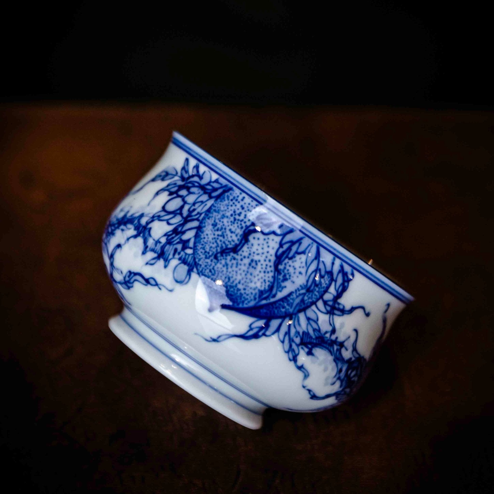 Shou Tao 130cc - Jing De Zhen Porcelain Gaiwan - zycs_China