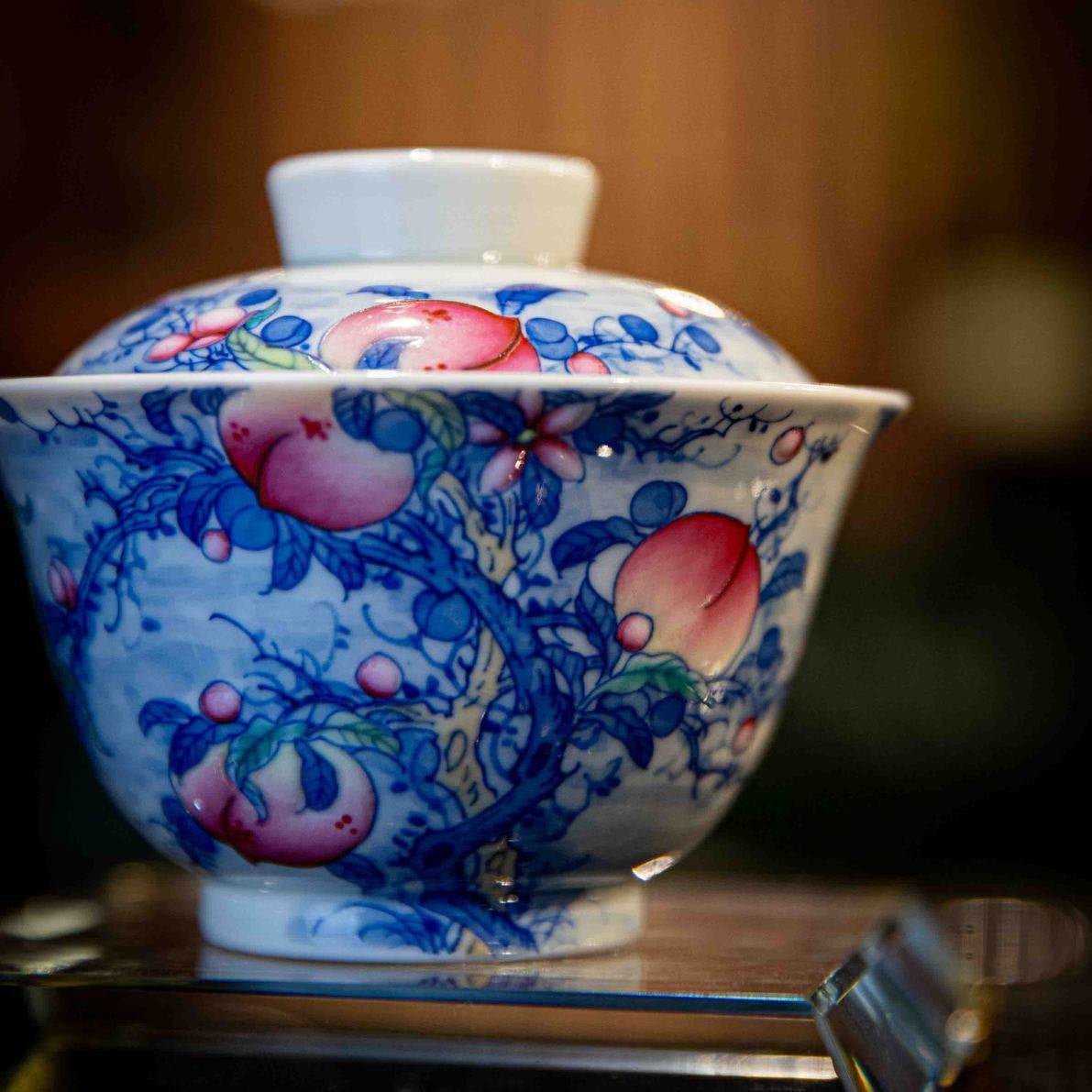Shou Tao - Jing De Zhen Porcelain Gaiwan - zycs_China - tea - teapot