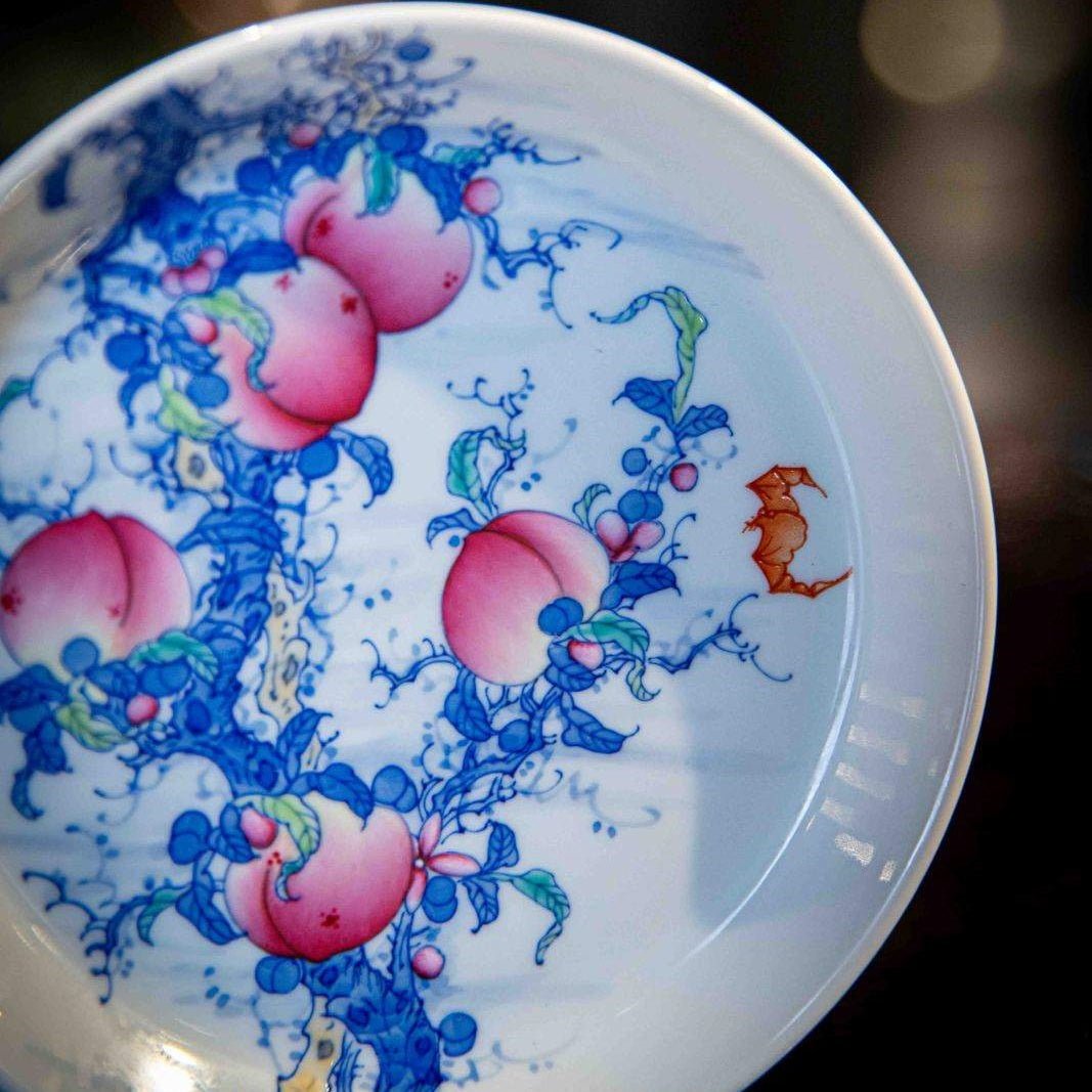 Shou Tao - Jing De Zhen Porcelain Gaiwan - zycs_China - tea - teapot