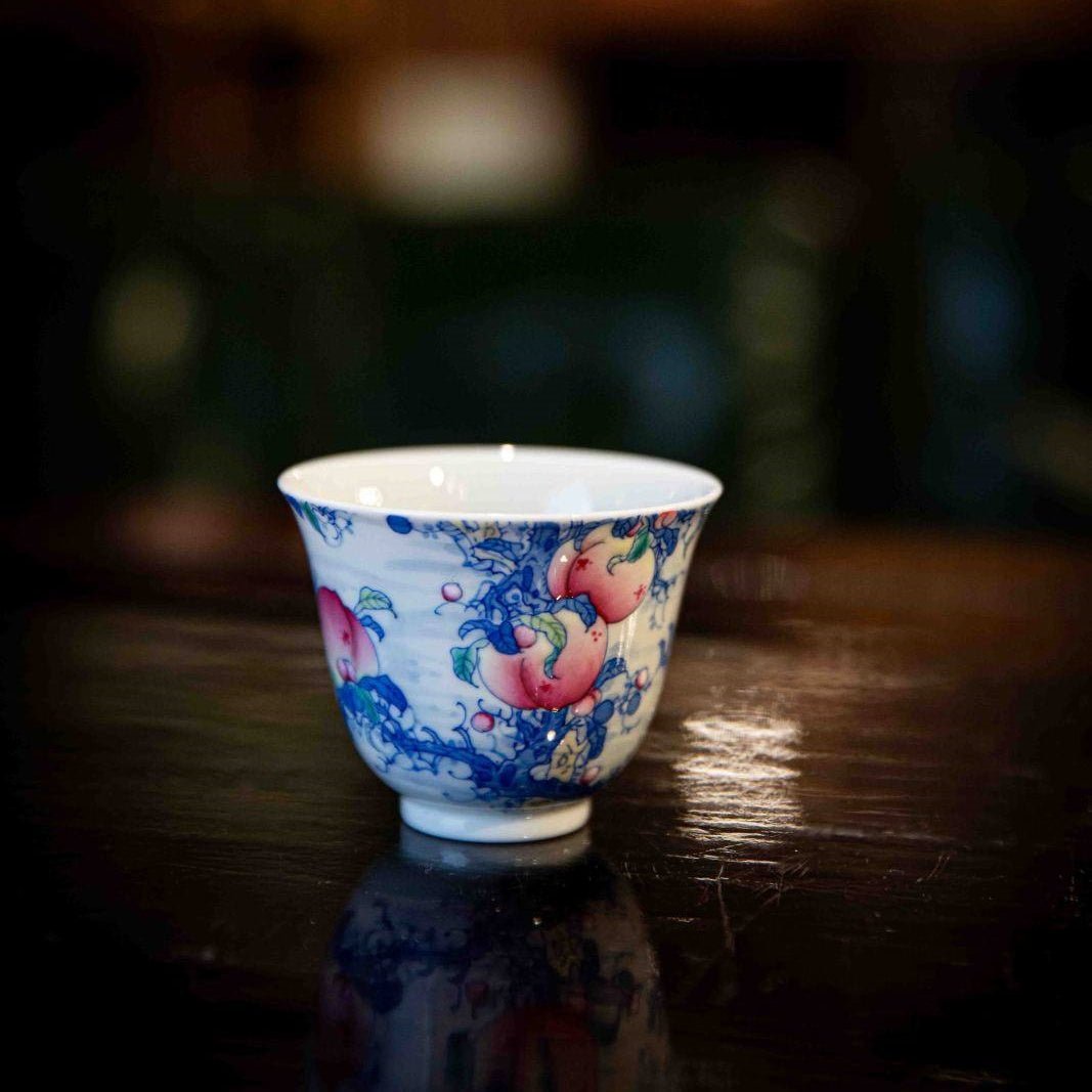 Shou Tao - Jing De Zhen Porcelain Gaiwan - zycs_China - tea - teapot