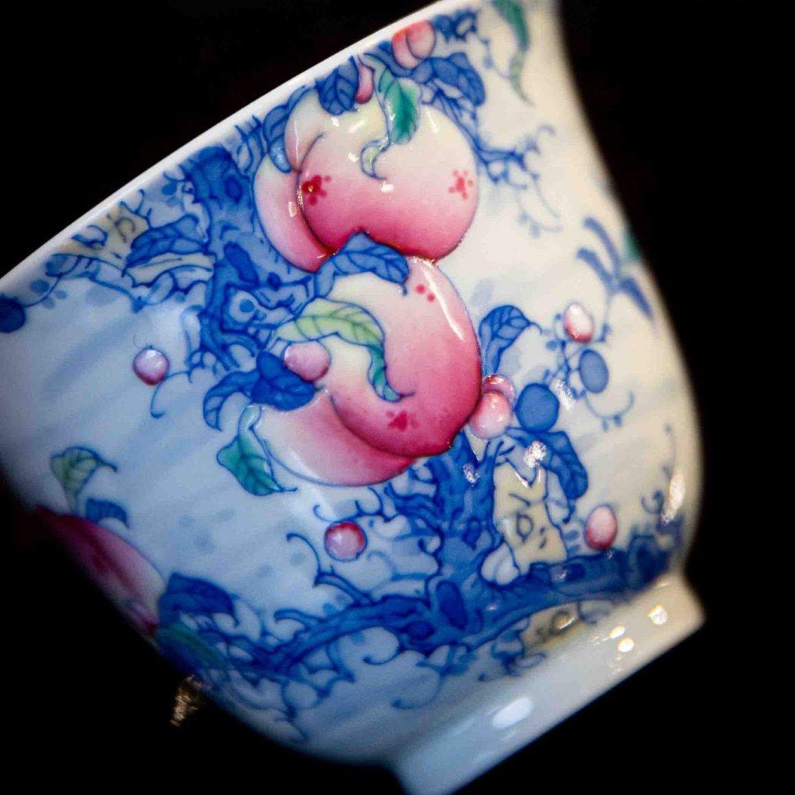 Shou Tao - Jing De Zhen Porcelain Gaiwan - zycs_China - tea - teapot