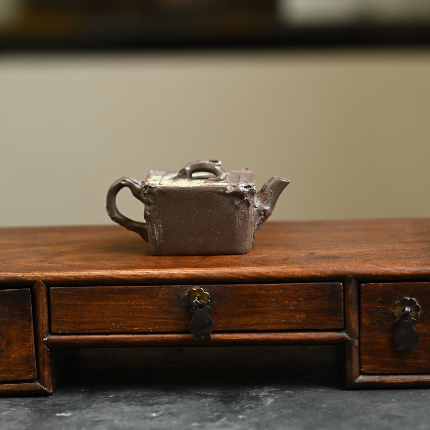 Shu Zhuang Si Fang 120cc - Yixing Handmade Teapot - zycs_China