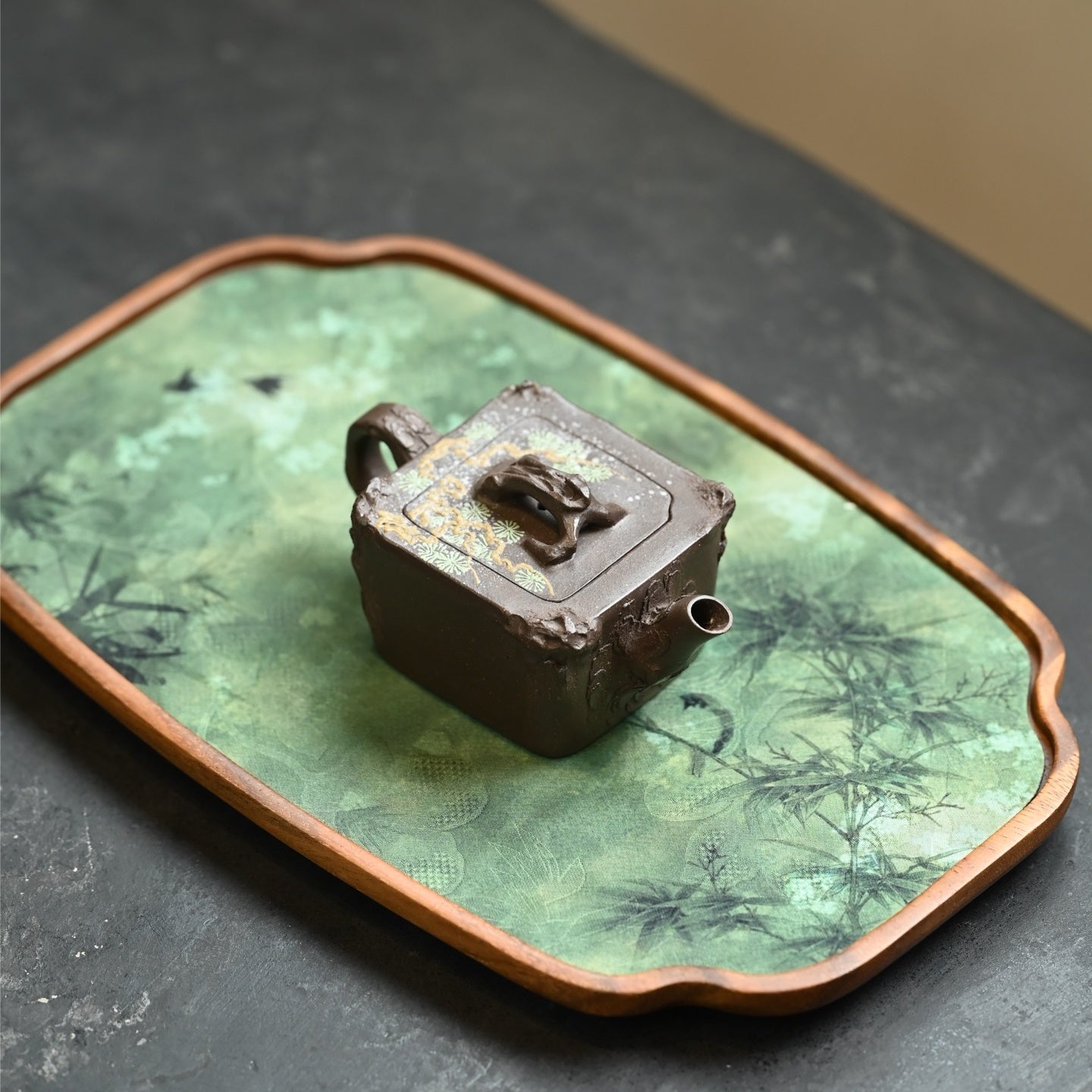 Shu Zhuang Si Fang 120cc - Yixing Handmade Teapot - zycs_China