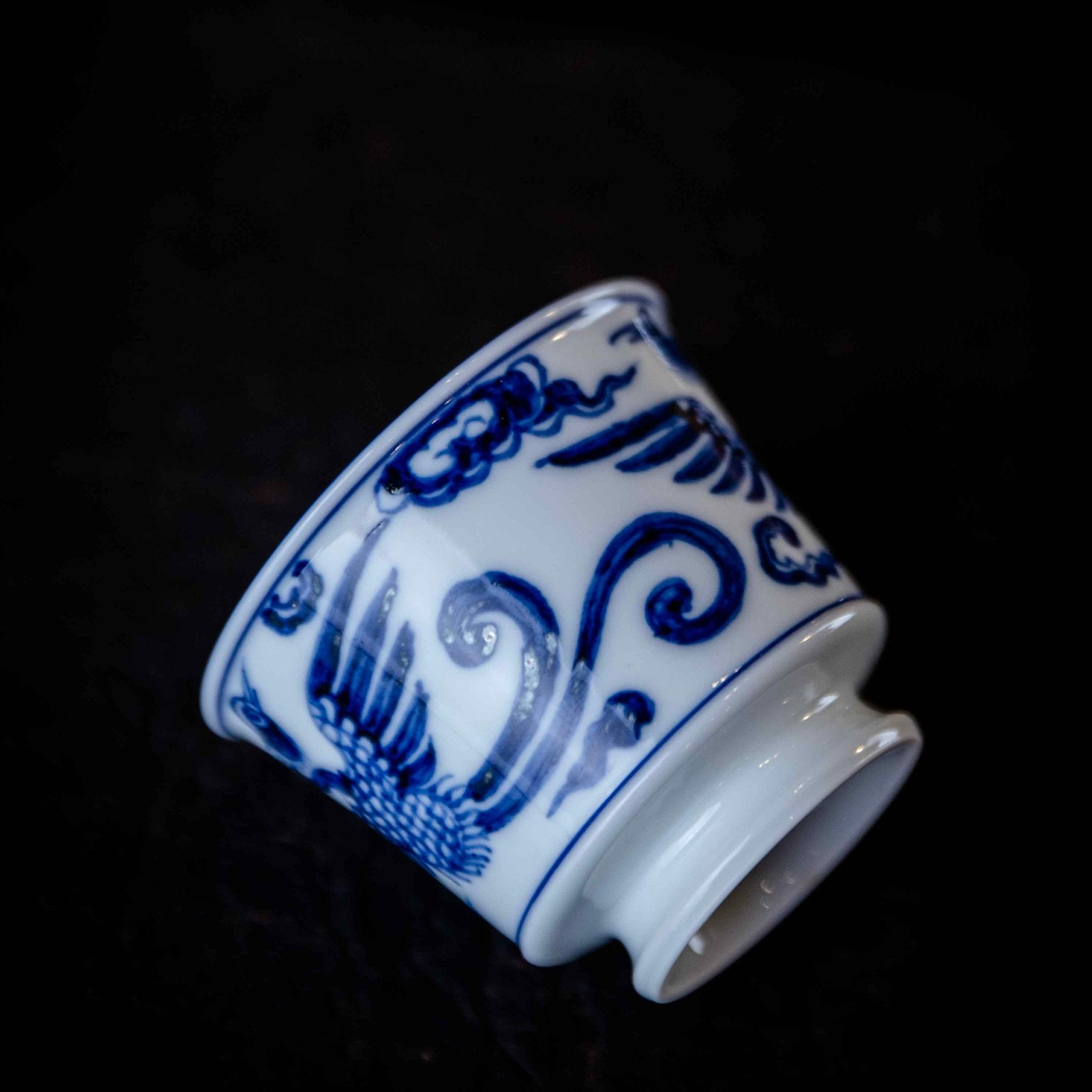 Shuang Feng 100cc - Jing De Zhen Porcelain Gaiwan - zycs_China