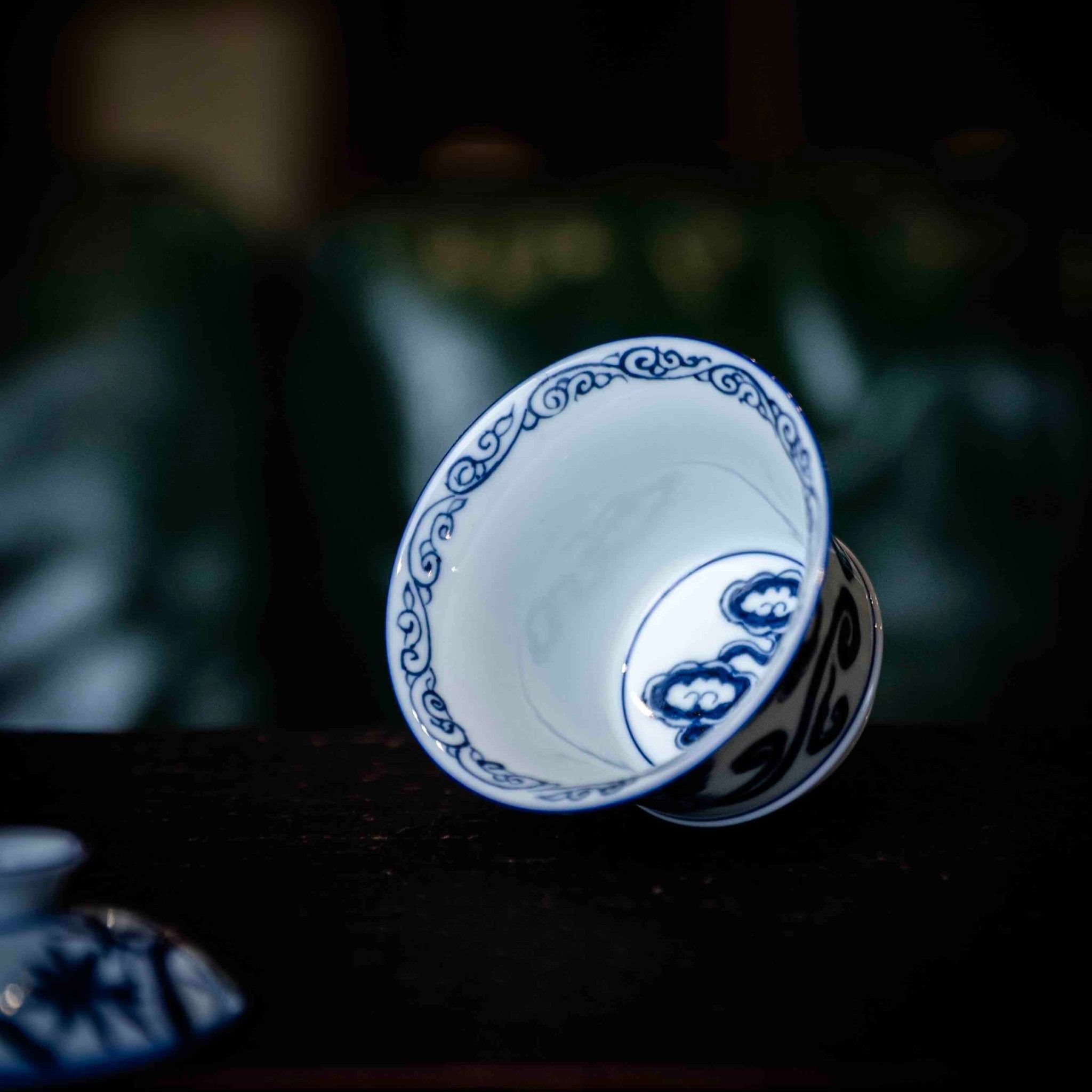 Shuang Feng 100cc - Jing De Zhen Porcelain Gaiwan - zycs_China