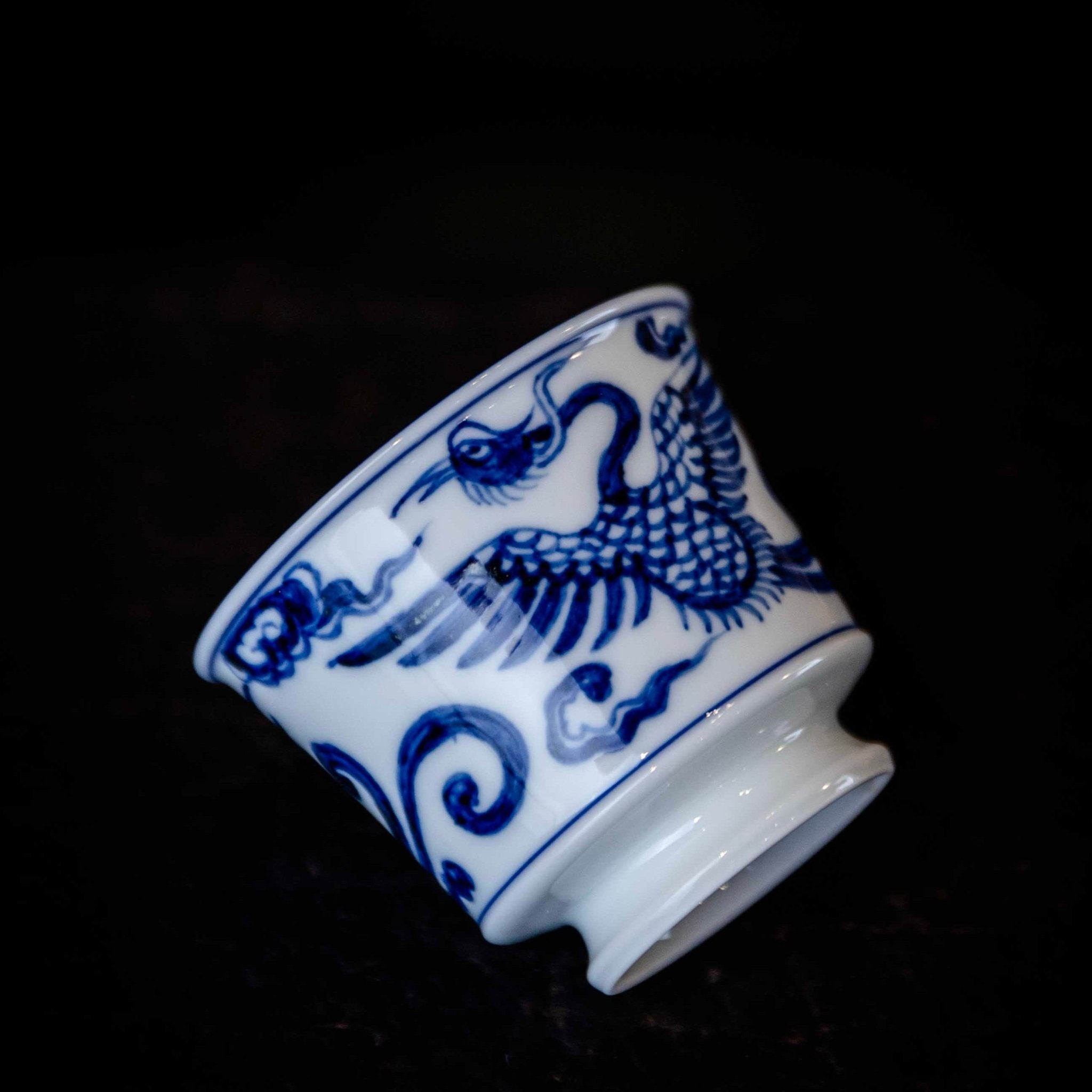 Shuang Feng 100cc - Jing De Zhen Porcelain Gaiwan - zycs_China