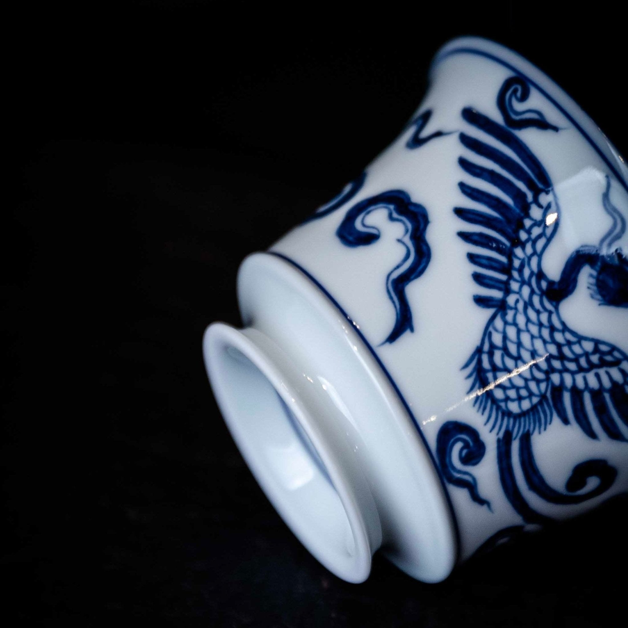 Shuang Feng 100cc - Jing De Zhen Porcelain Gaiwan - zycs_China