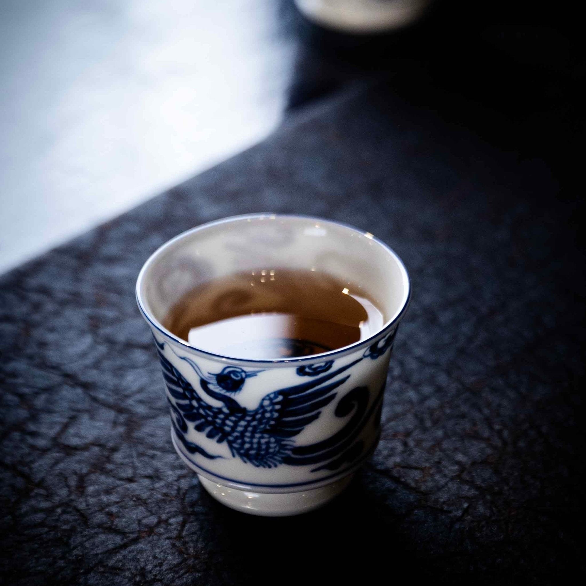Shuang Feng 100cc - Jing De Zhen Porcelain Gaiwan - zycs_China