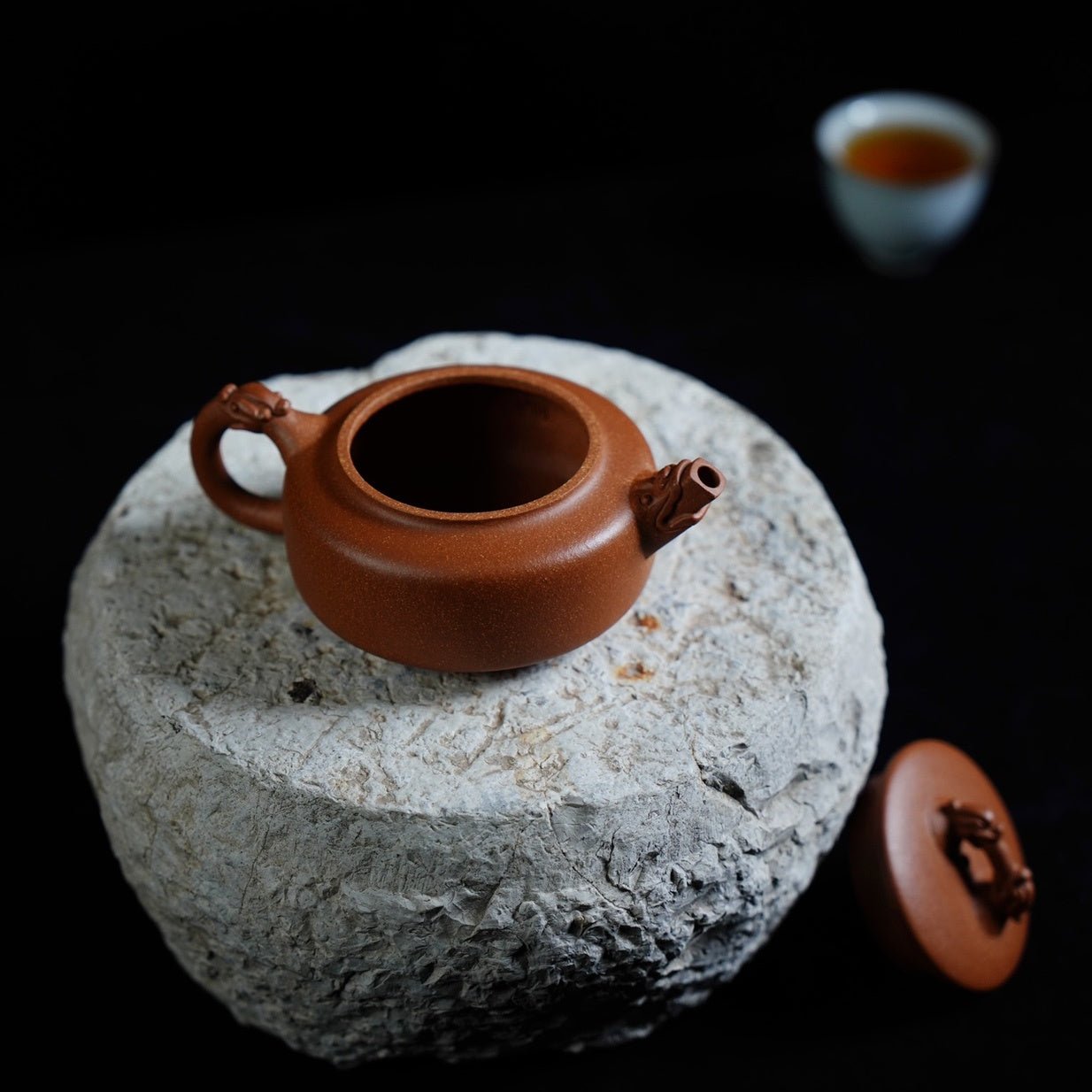 Shuang Long 230cc - Yixing Handmade Teapot - zycs_China