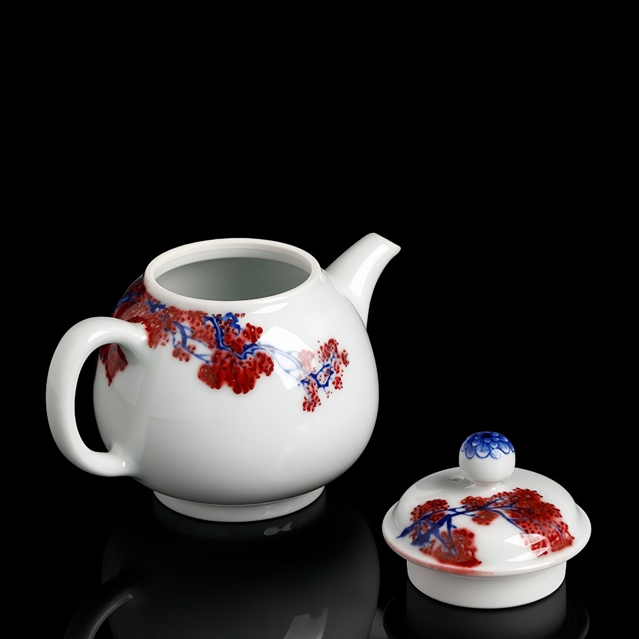 Shuang Qi 140cc - Jing De Zhen Porcelain Teapot - zycs_China