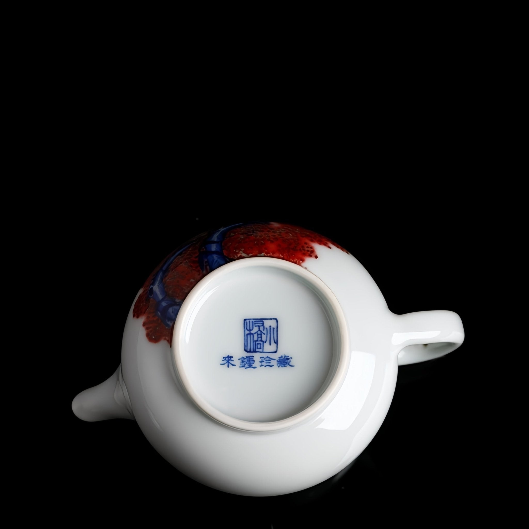Shuang Qi 140cc - Jing De Zhen Porcelain Teapot - zycs_China
