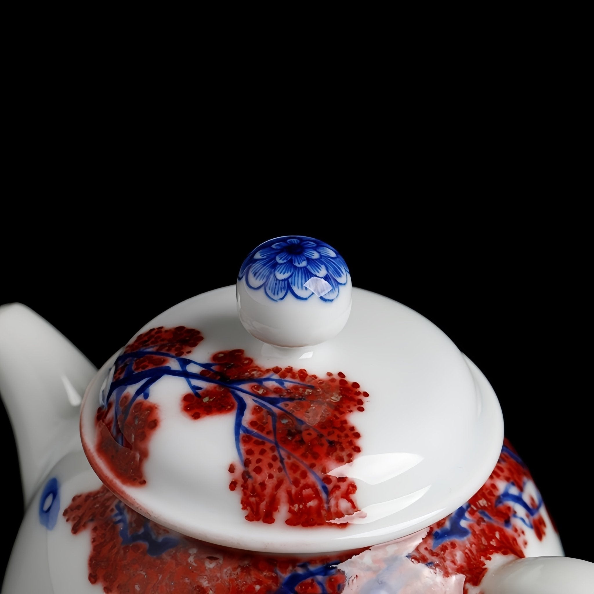 Shuang Qi 140cc - Jing De Zhen Porcelain Teapot - zycs_China