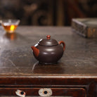 Shuang Se Shui Ping 210cc - Yixing Handmade Teapot - zycs_China