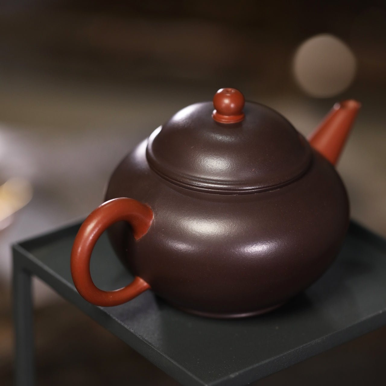 Shuang Se Shui Ping 210cc - Yixing Handmade Teapot - zycs_China