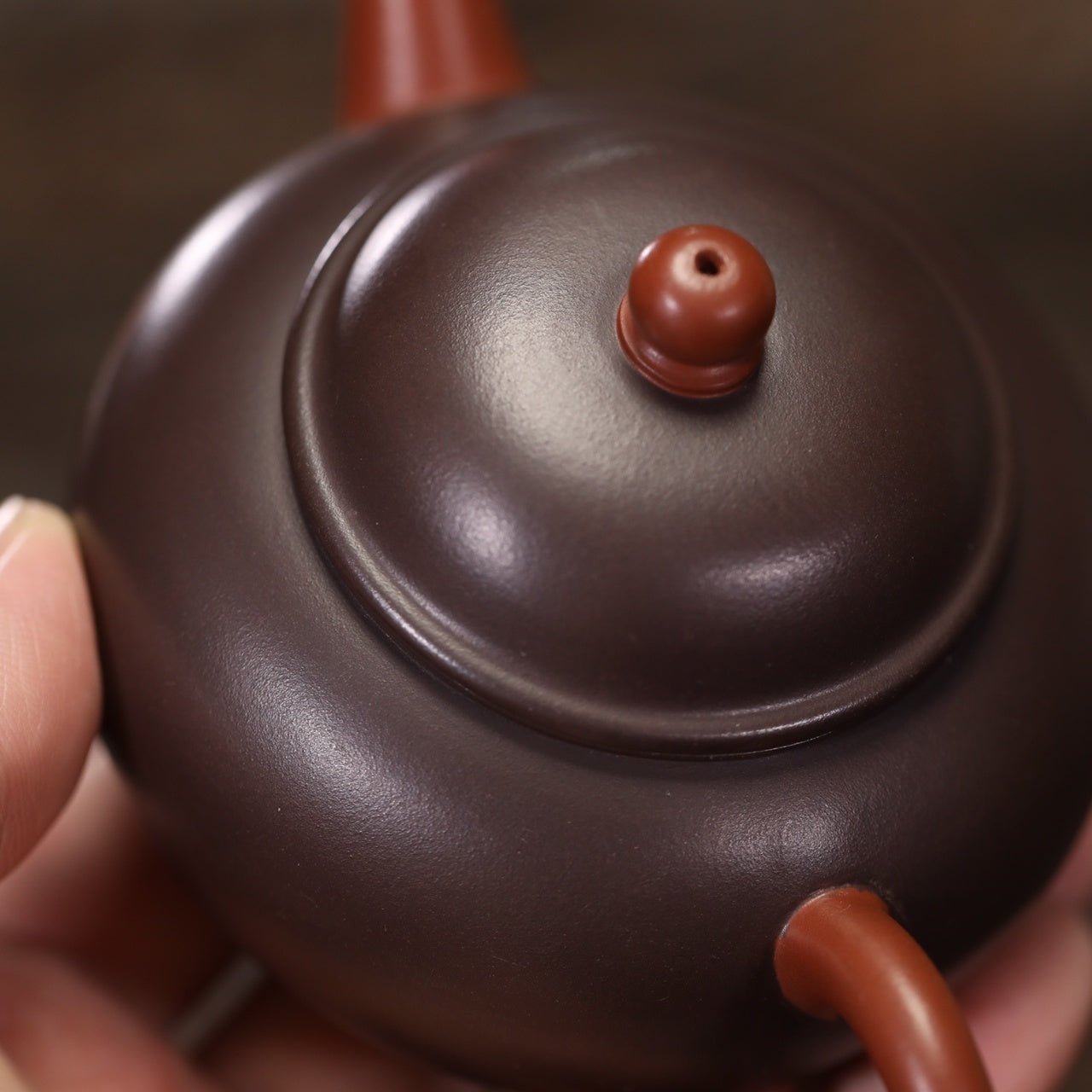 Shuang Se Shui Ping 210cc - Yixing Handmade Teapot - zycs_China