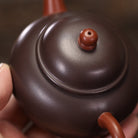 Shuang Se Shui Ping 210cc - Yixing Handmade Teapot - zycs_China
