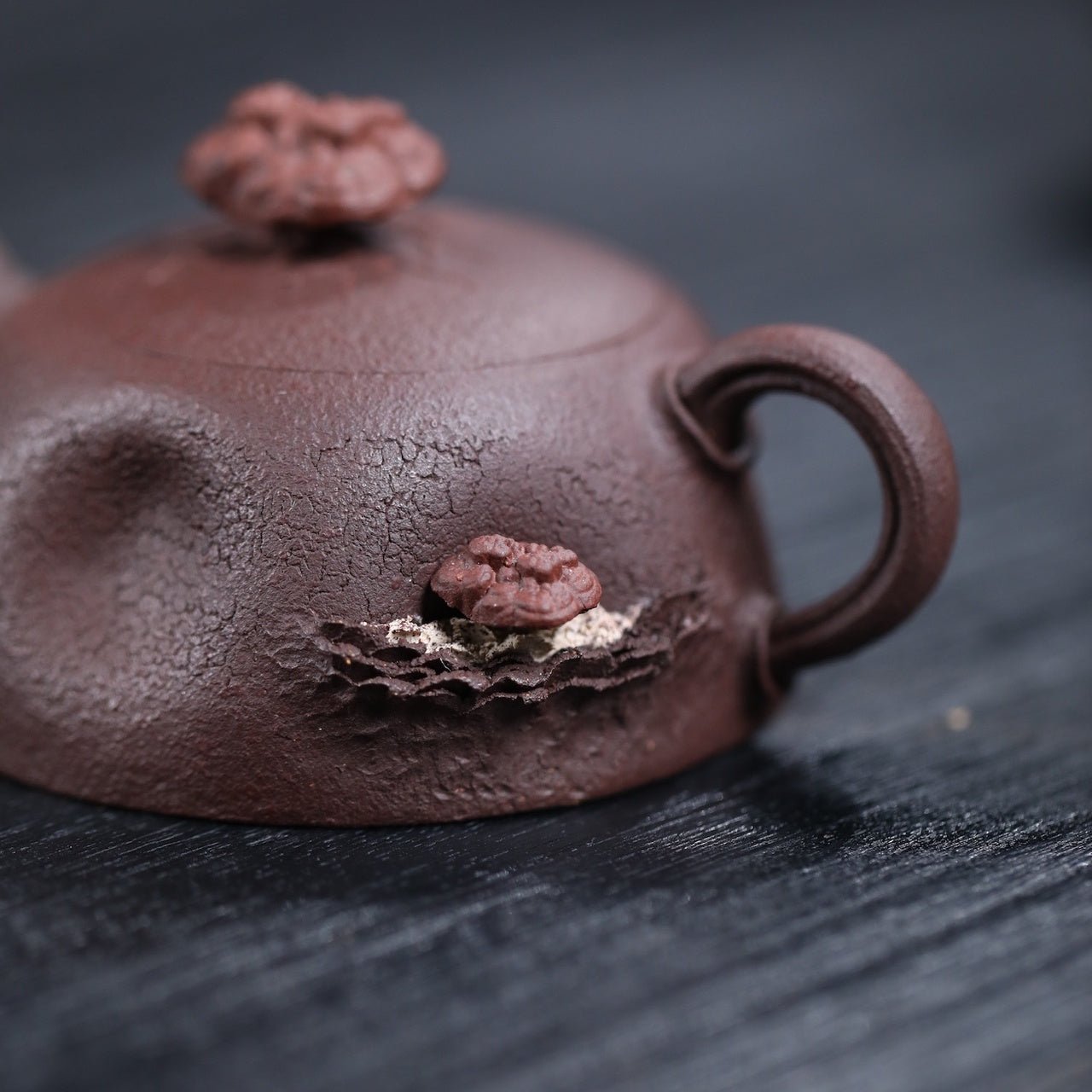 Shuang Sheng Ling Zhi 90cc - Yixing Handmade Teapot - zycs_China