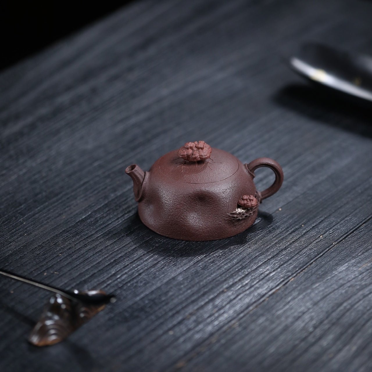 Shuang Sheng Ling Zhi 90cc - Yixing Handmade Teapot - zycs_China