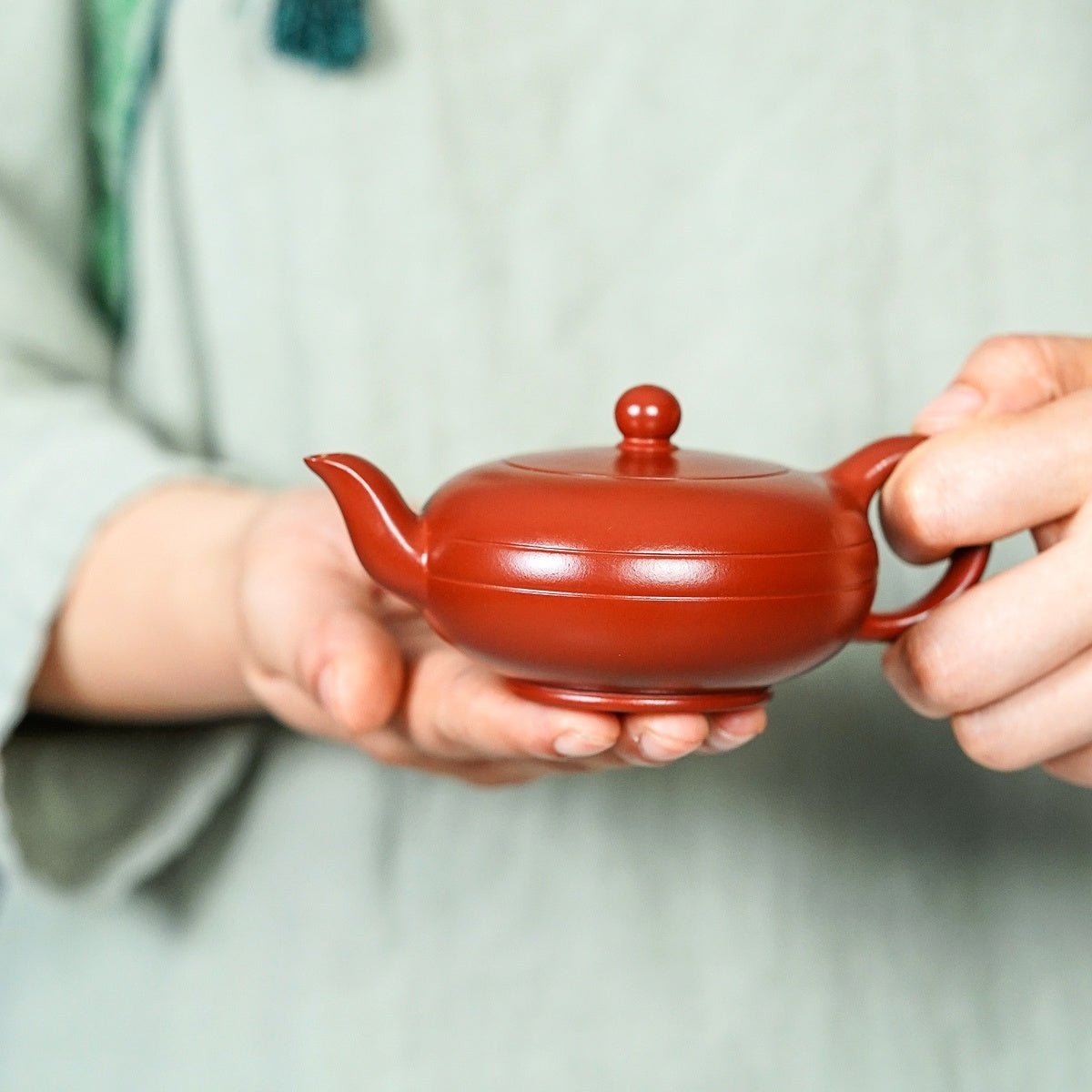 Shuang Xian Bian Zhu 150cc - Yixing Handmade Teapot - zycs_China