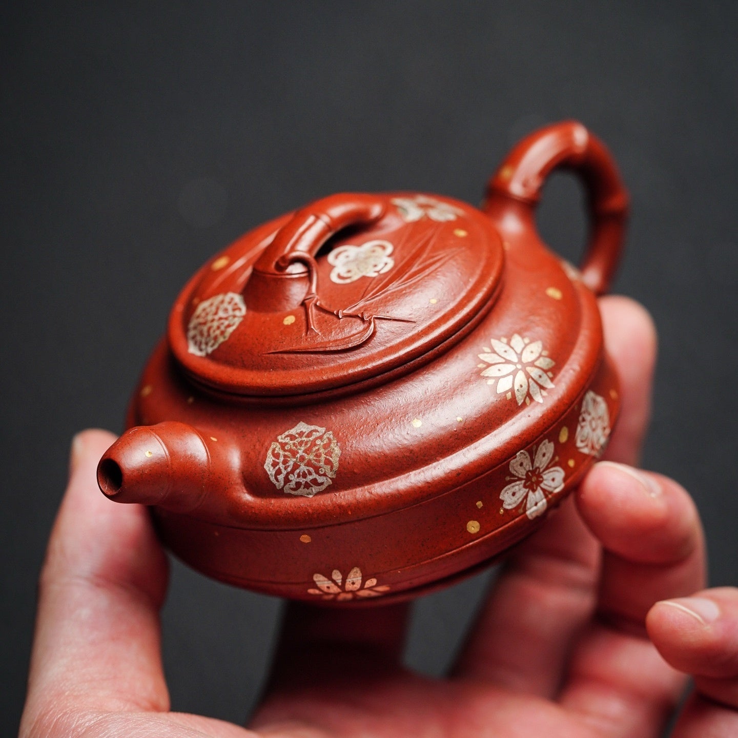 Shuang Xian Zhu Gu 130cc - Yixing Handmade Teapot - zycs_China