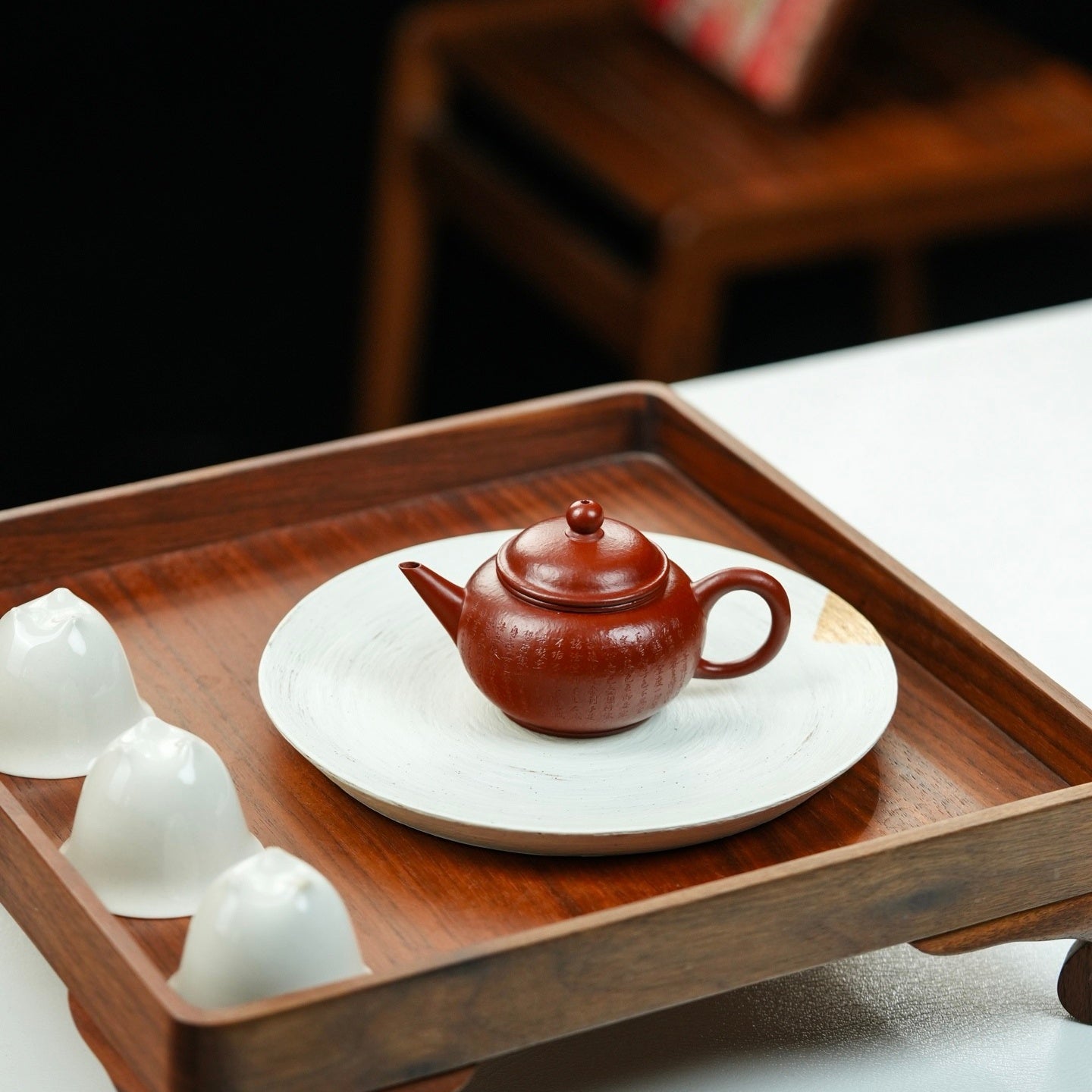 Shui Ping 100cc - Yixing Handmade Teapot - zycs_China