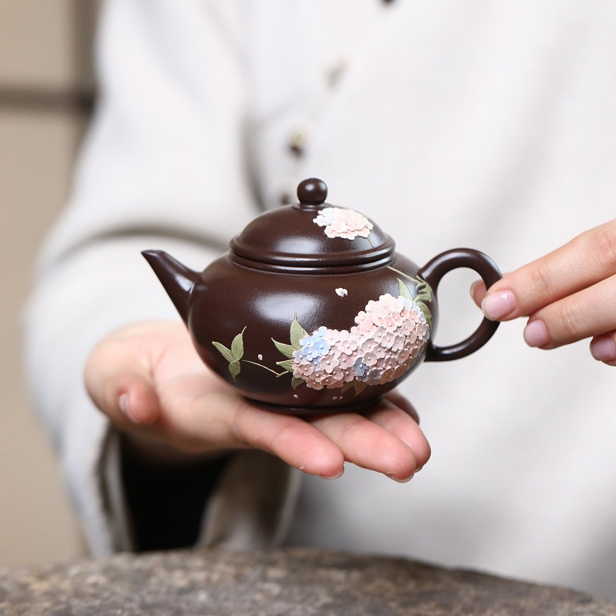 Shui Ping 110cc - Yixing Handmade Teapot - zycs_China
