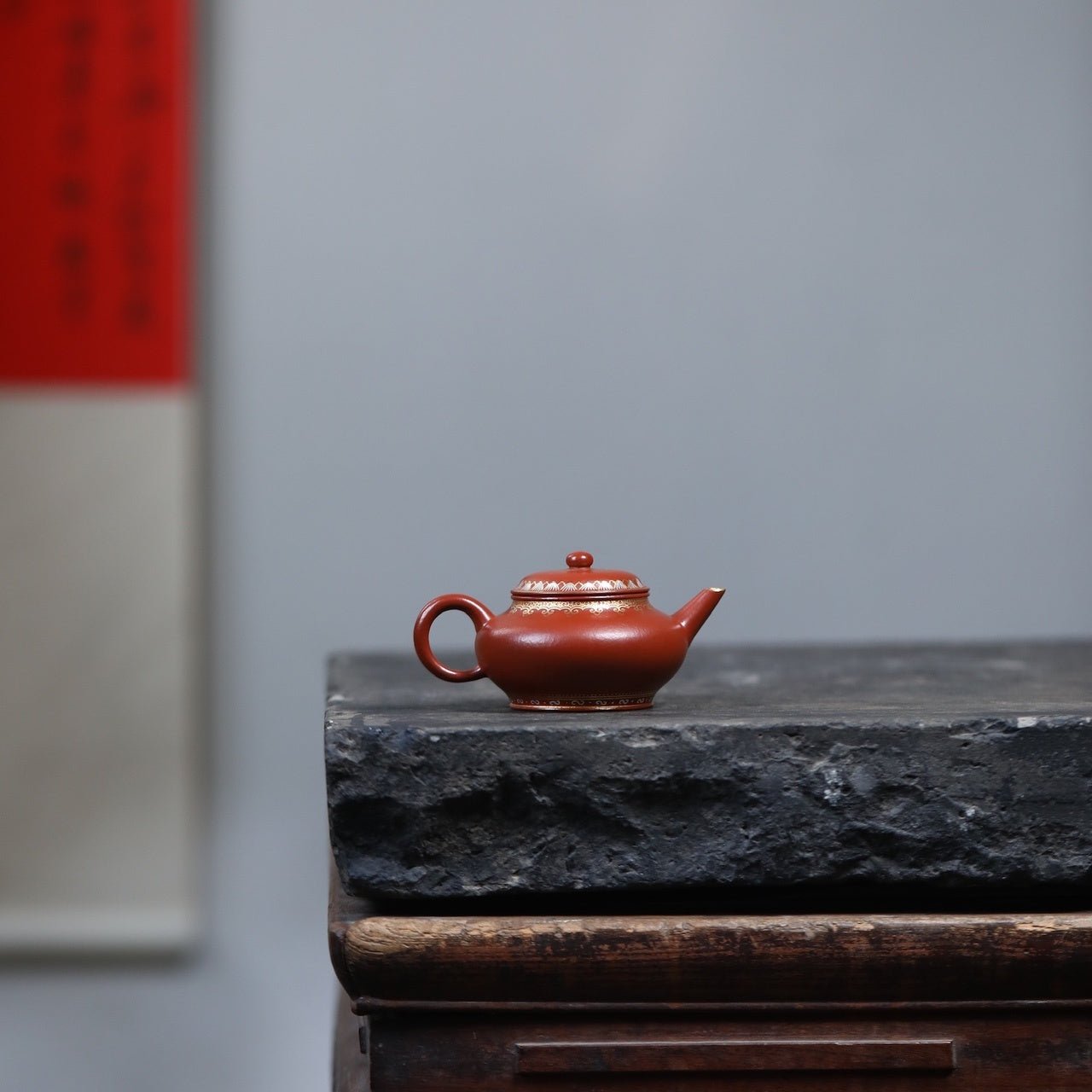 Shui Ping 120cc - Yixing Handmade Teapot - zycs_China