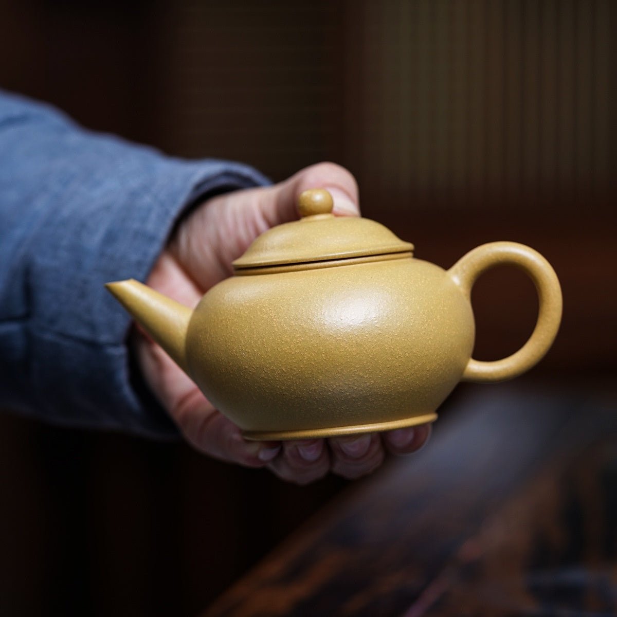 Shui Ping 180cc - Yixing Handmade Teapot - zycs_China