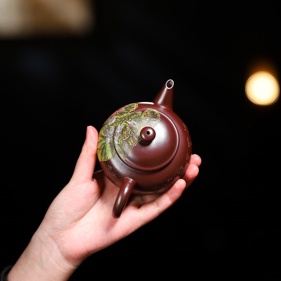 Shui Ping 180cc - Yixing Handmade Teapot - zycs_China