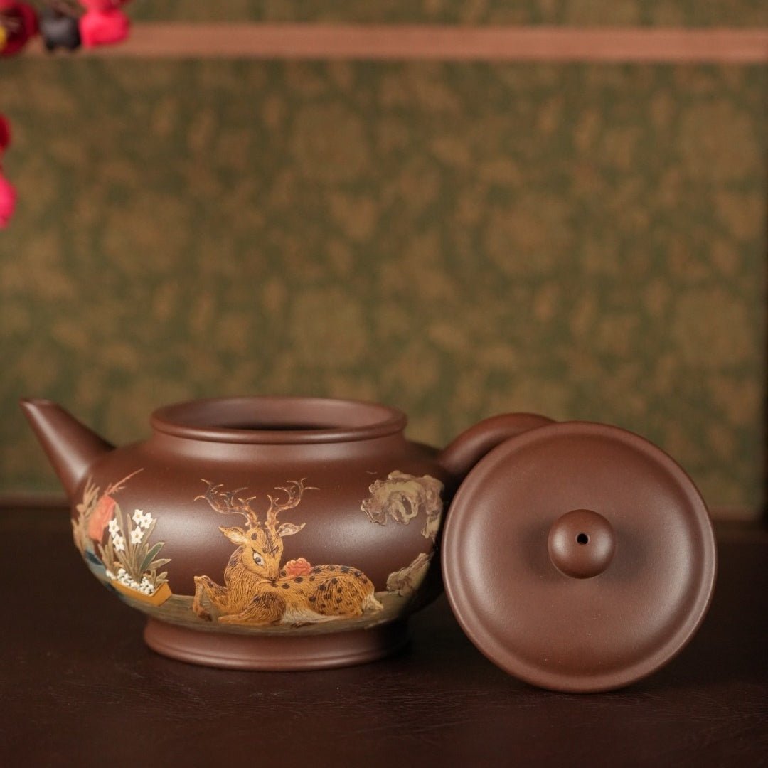 Shui Ping 270cc - Yixing Handmade Teapot 江苏宜兴