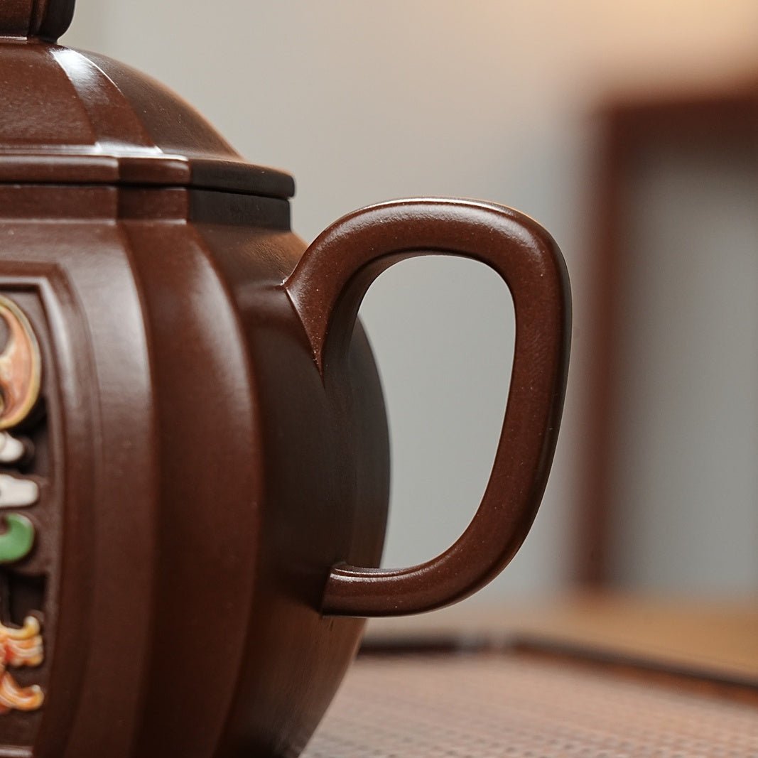 Si Fang Gong Deng 400cc - Yixing Handmade Teapot - zycs_China
