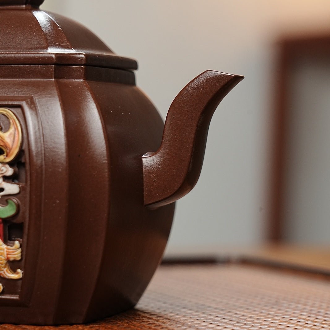 Si Fang Gong Deng 400cc - Yixing Handmade Teapot - zycs_China