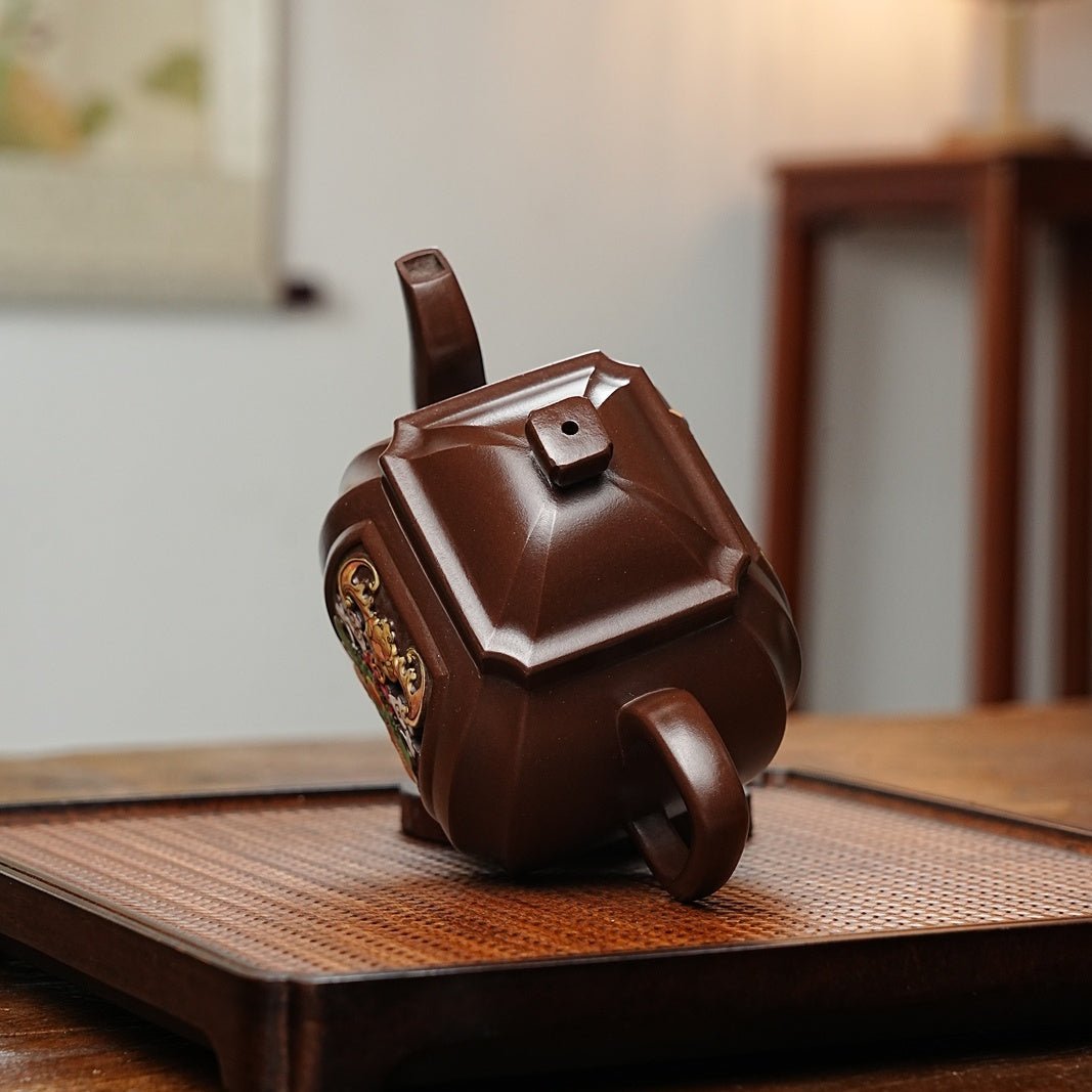 Si Fang Gong Deng 400cc - Yixing Handmade Teapot - zycs_China