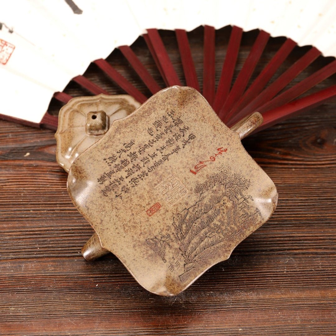 Si Fang Gu Ling 230cc - Yixing Handmade Teapot - zycs_China