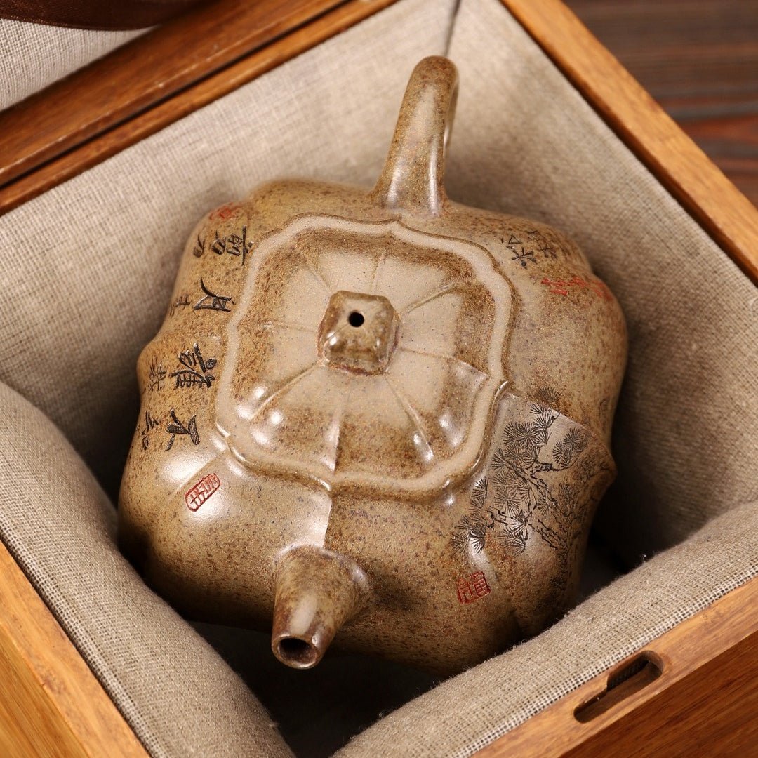 Si Fang Gu Ling 230cc - Yixing Handmade Teapot - zycs_China