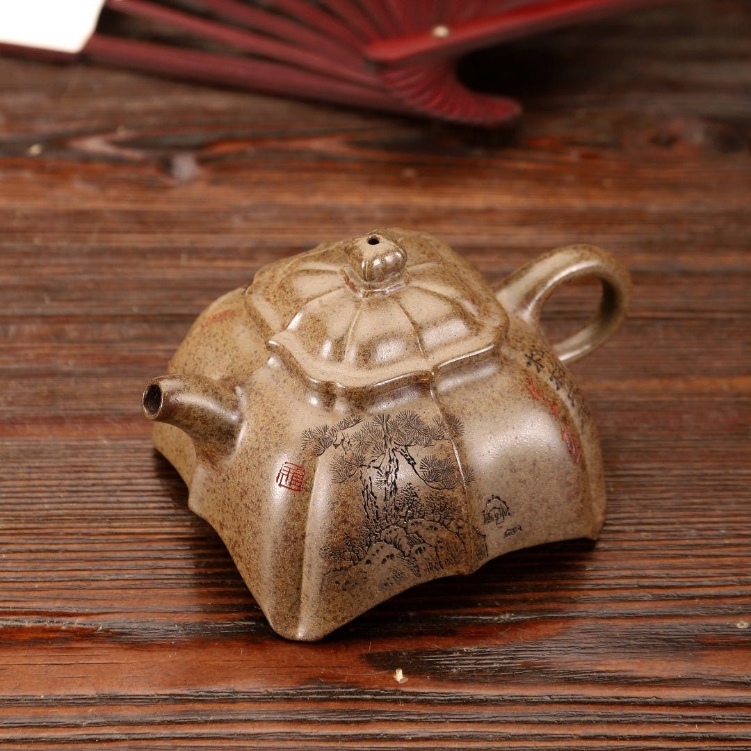 Si Fang Gu Ling 230cc - Yixing Handmade Teapot - zycs_China