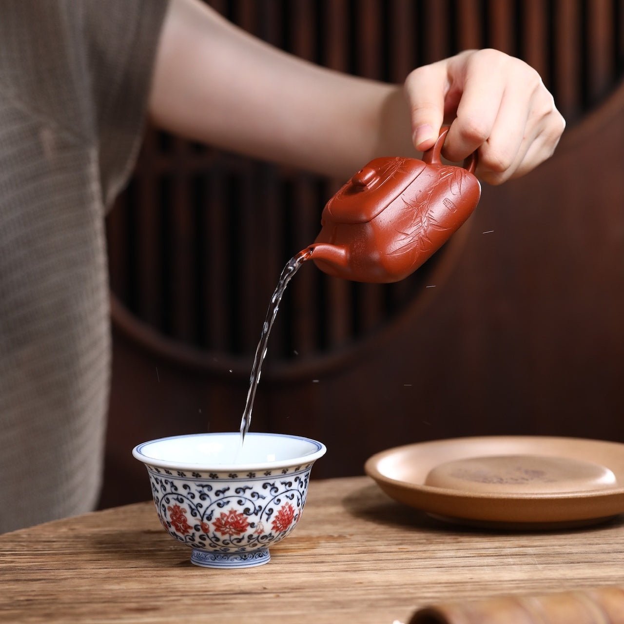 Si Fang Jun De 130cc - Yixing Handmade Teapot - zycs_China