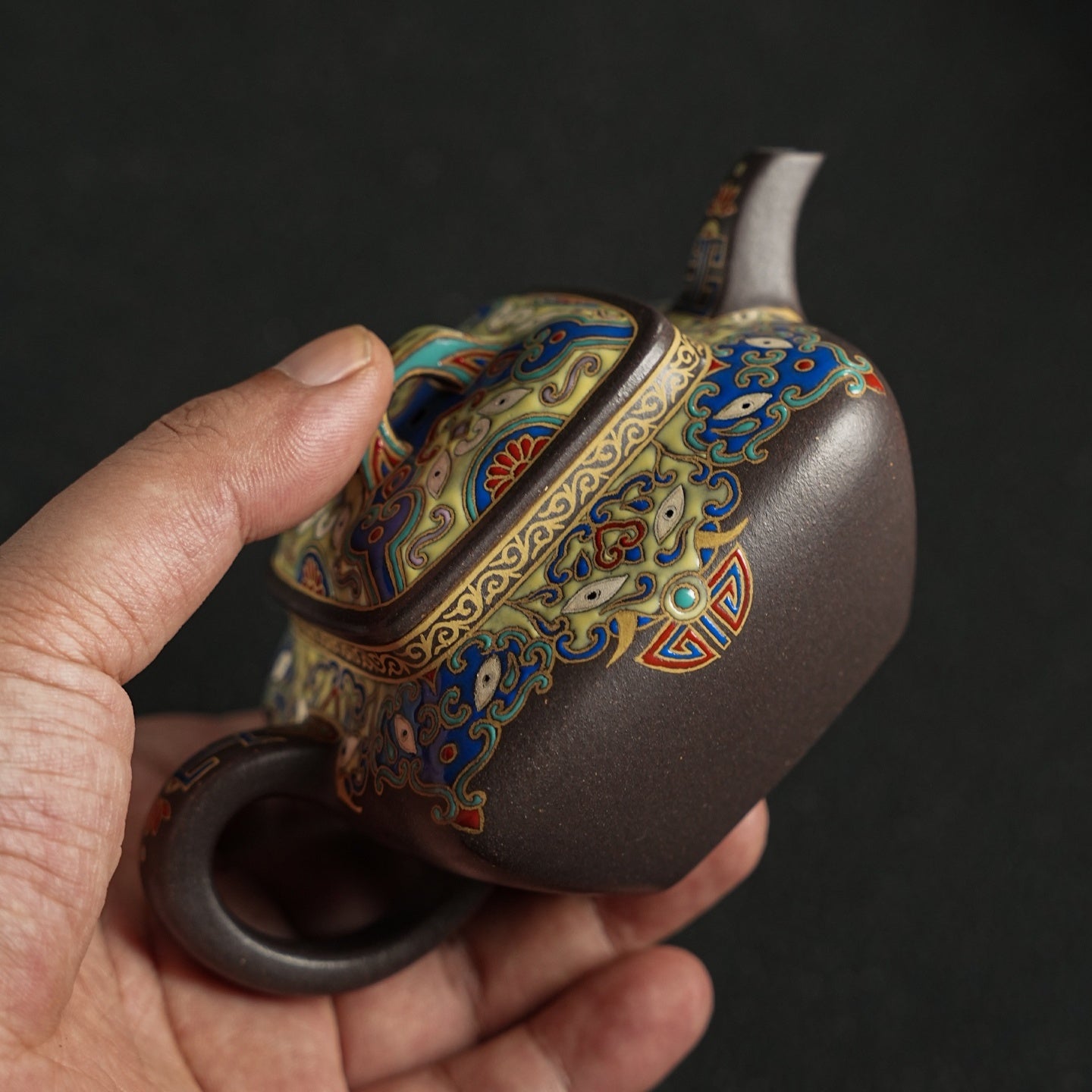 Si Fang Ru Xiang 220cc - Yixing Handmade Teapot - zycs_China