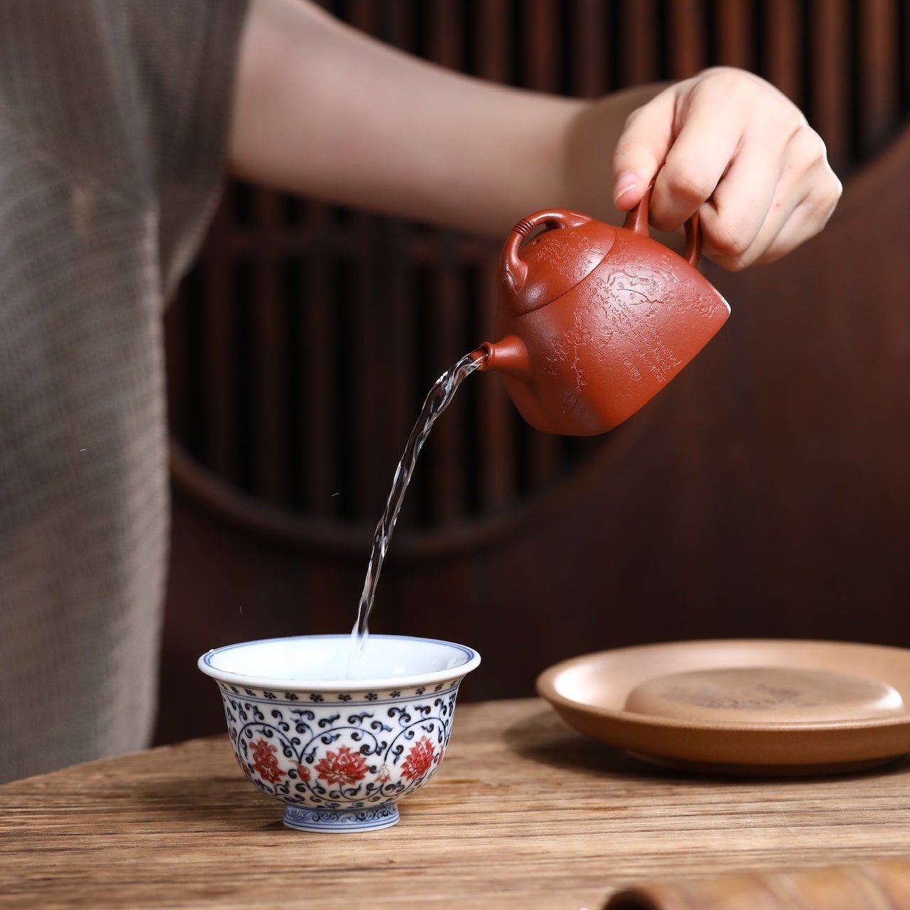 Si Fang Ru Yi Qin Quan 120cc - Yixing Handmade Teapot - zycs_China