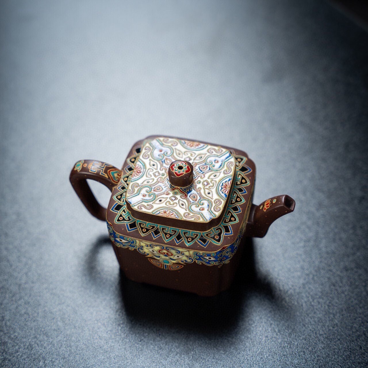 Si Fang Tong Chun 180cc - Yixing Handmade Teapot - zycs_China