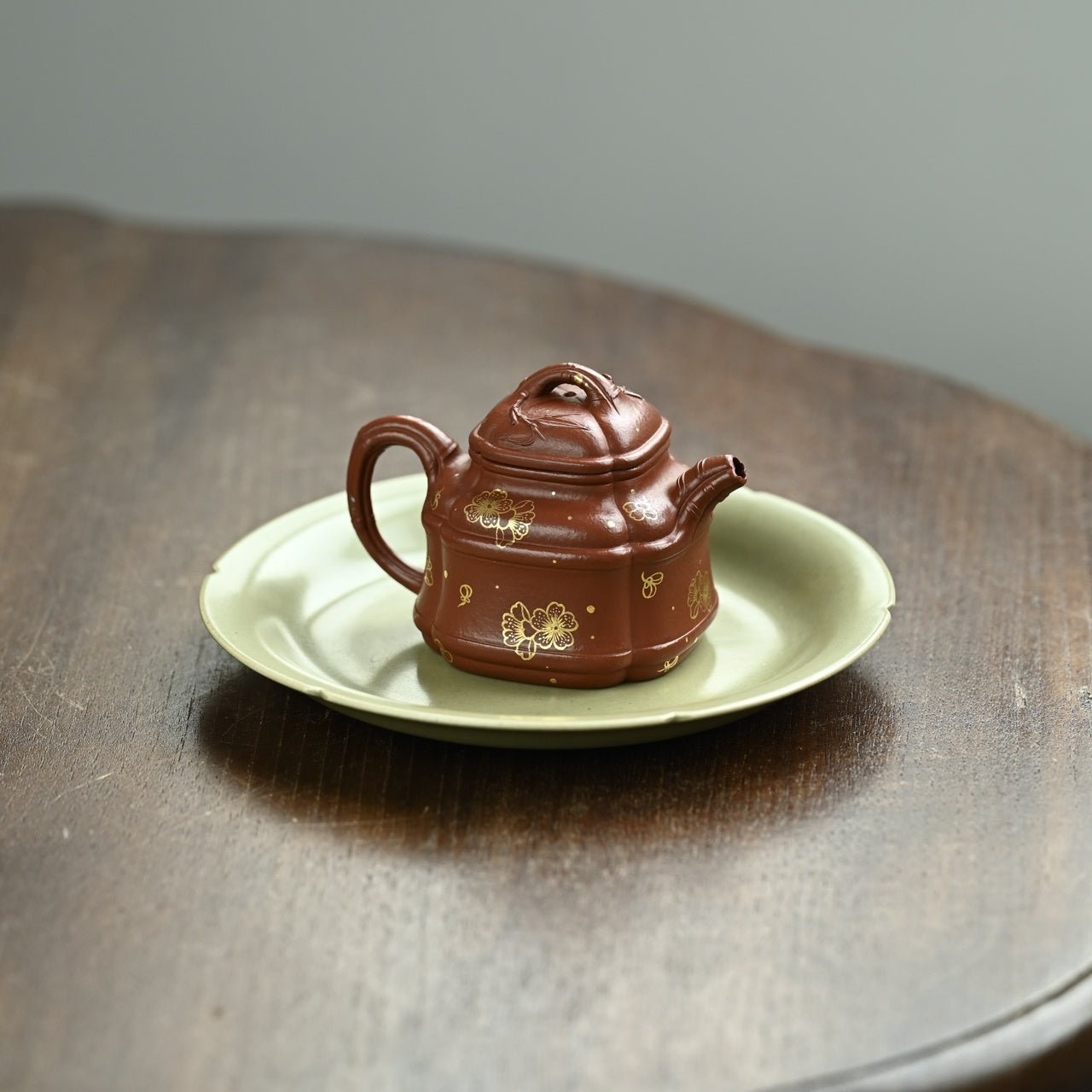 Si Fang Zhu Ding 110cc - Yixing Handmade Teapot - zycs_China