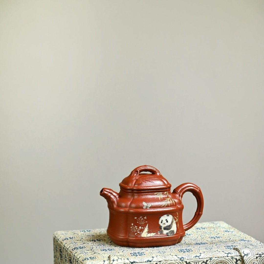 Si Fang Zhu Ding 200cc - Yixing Handmade Teapot - zycs_China