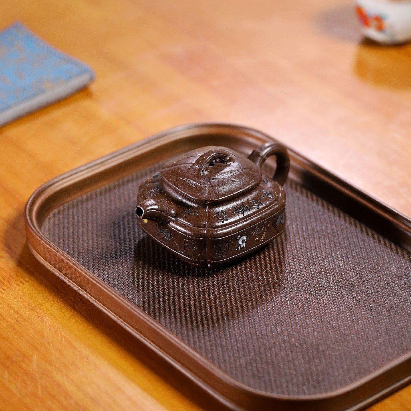 Si Fang Zhu Gu 200cc - Yixing Handmade Teapot - zycs_China