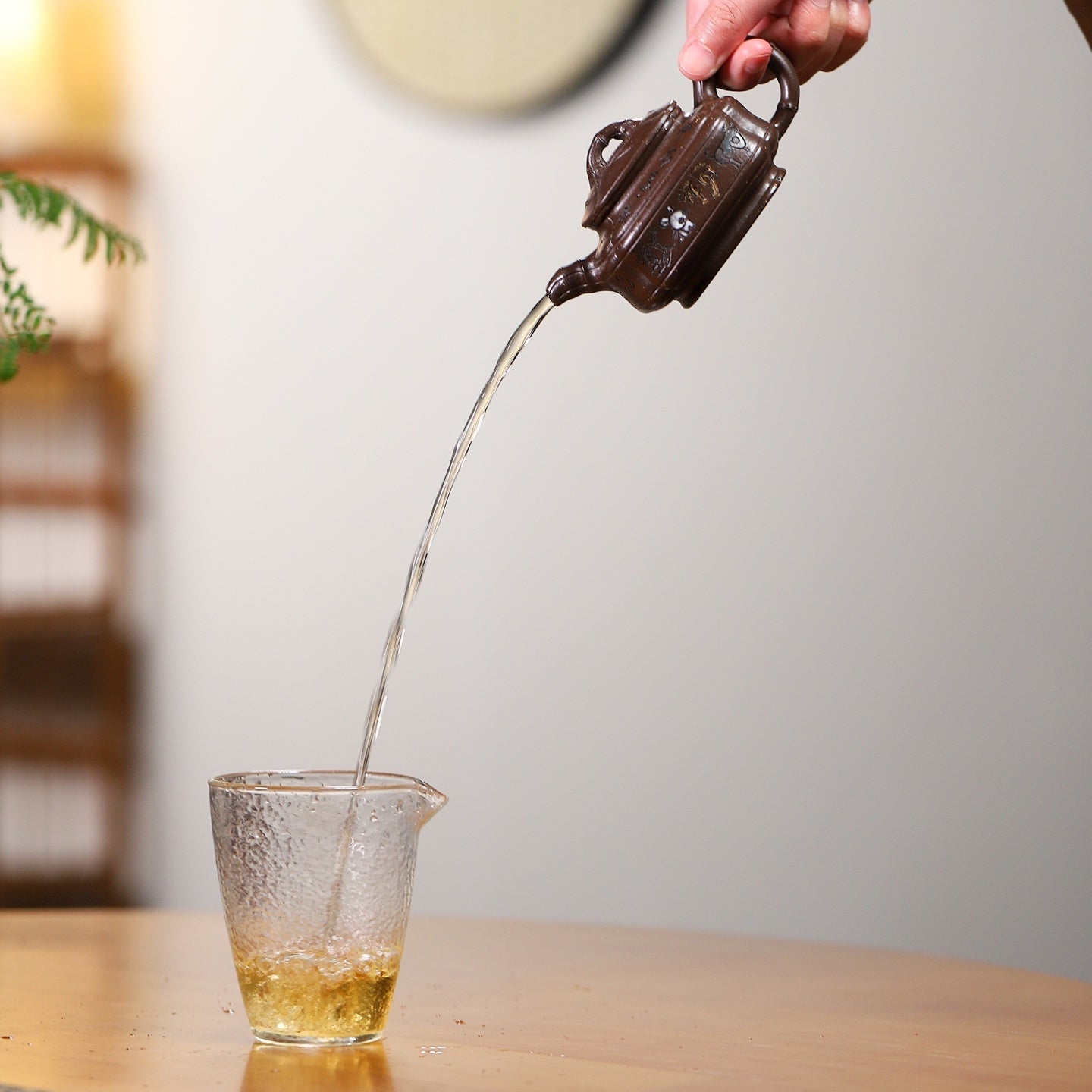 Si Fang Zhu Gu 200cc - Yixing Handmade Teapot - zycs_China